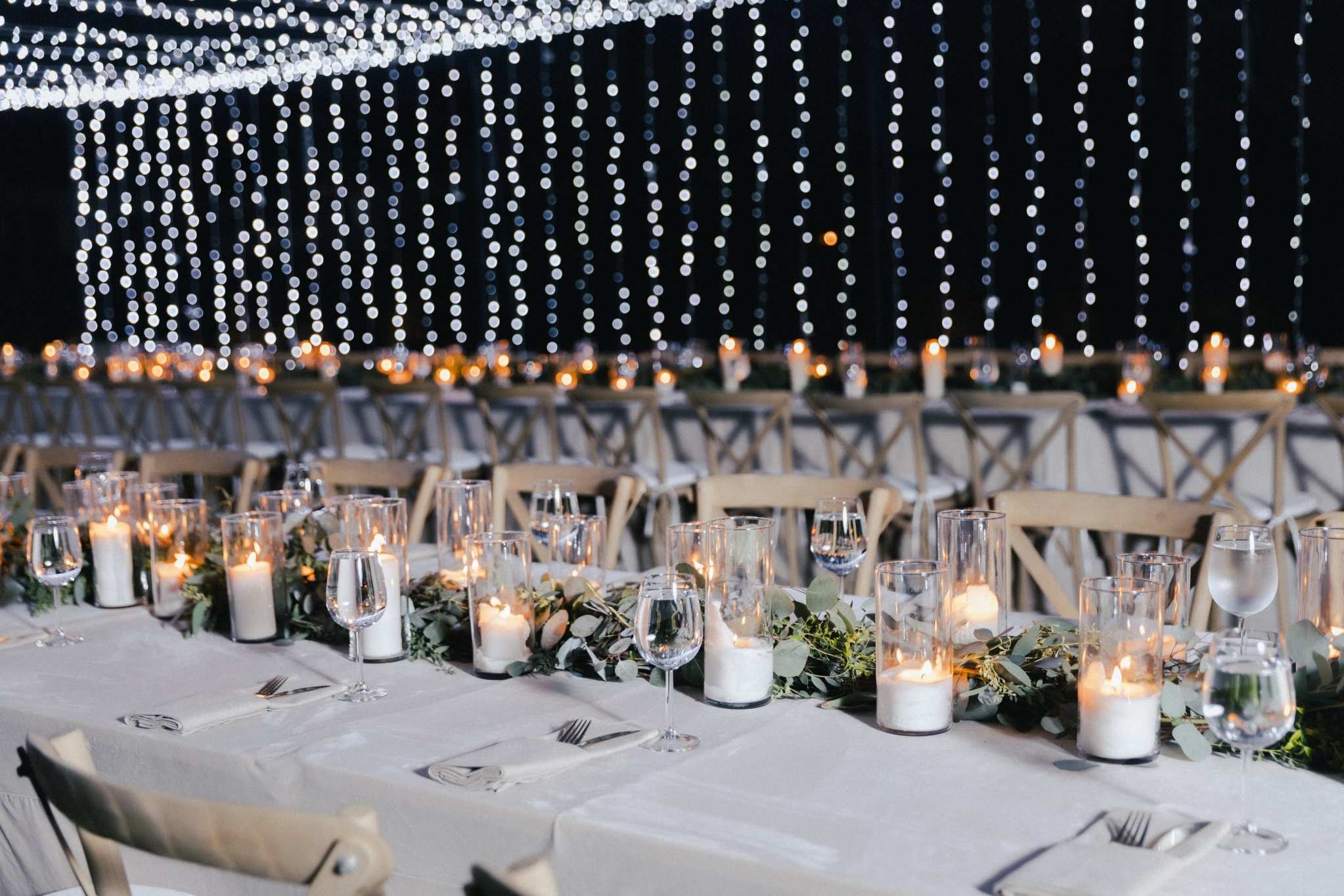 Festive tablescape designed by party planners in Arizona for a celebration