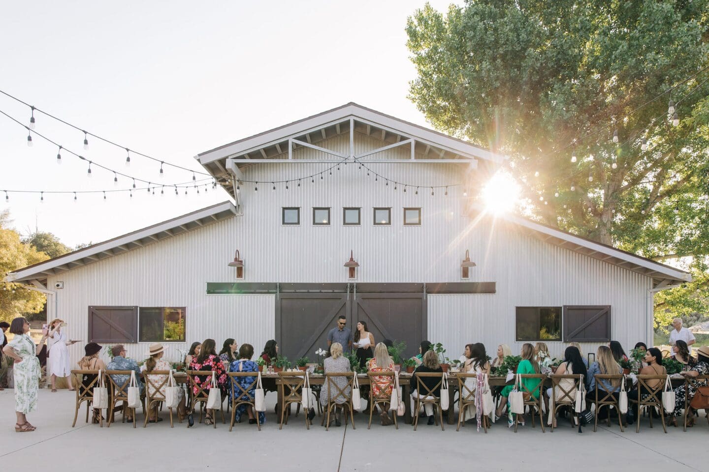Curated Bakersfield party planners setup with decor and table styling