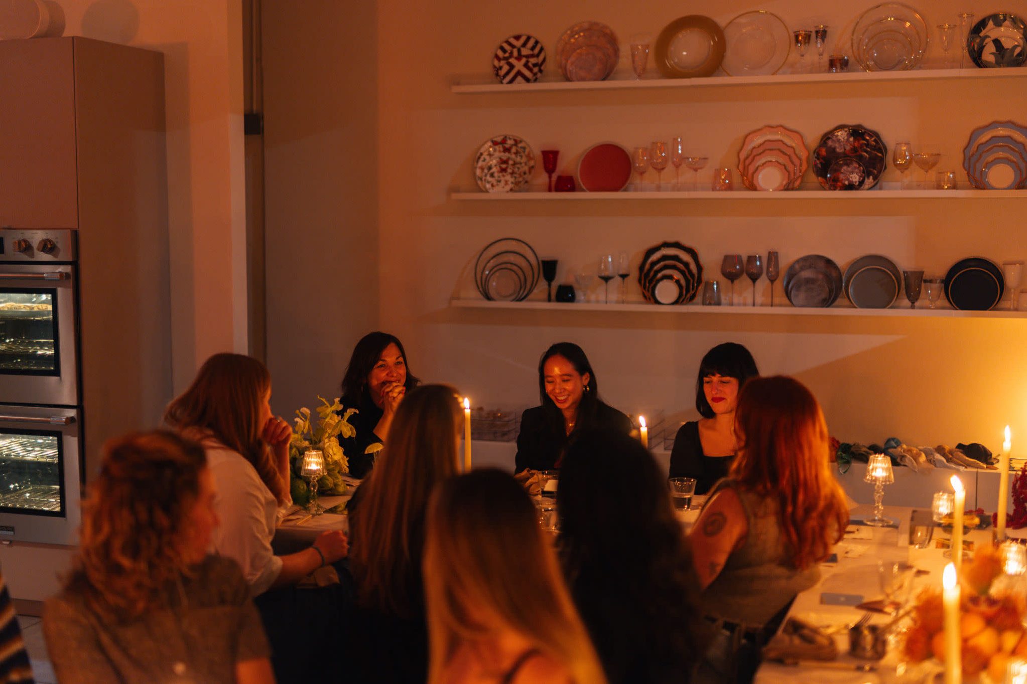 Guests celebrating at a Baltimore party planned by local experts
