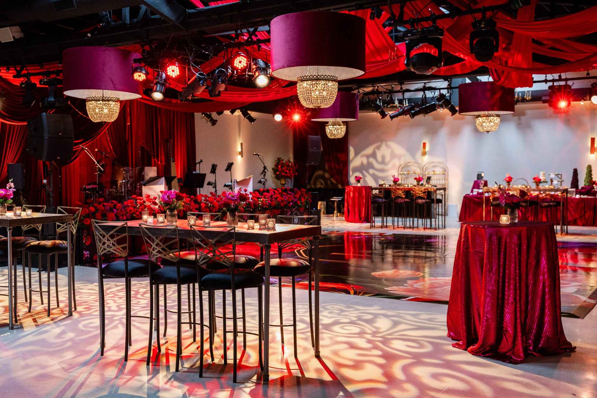Guests celebrating at a Michigan party planned by professional event experts