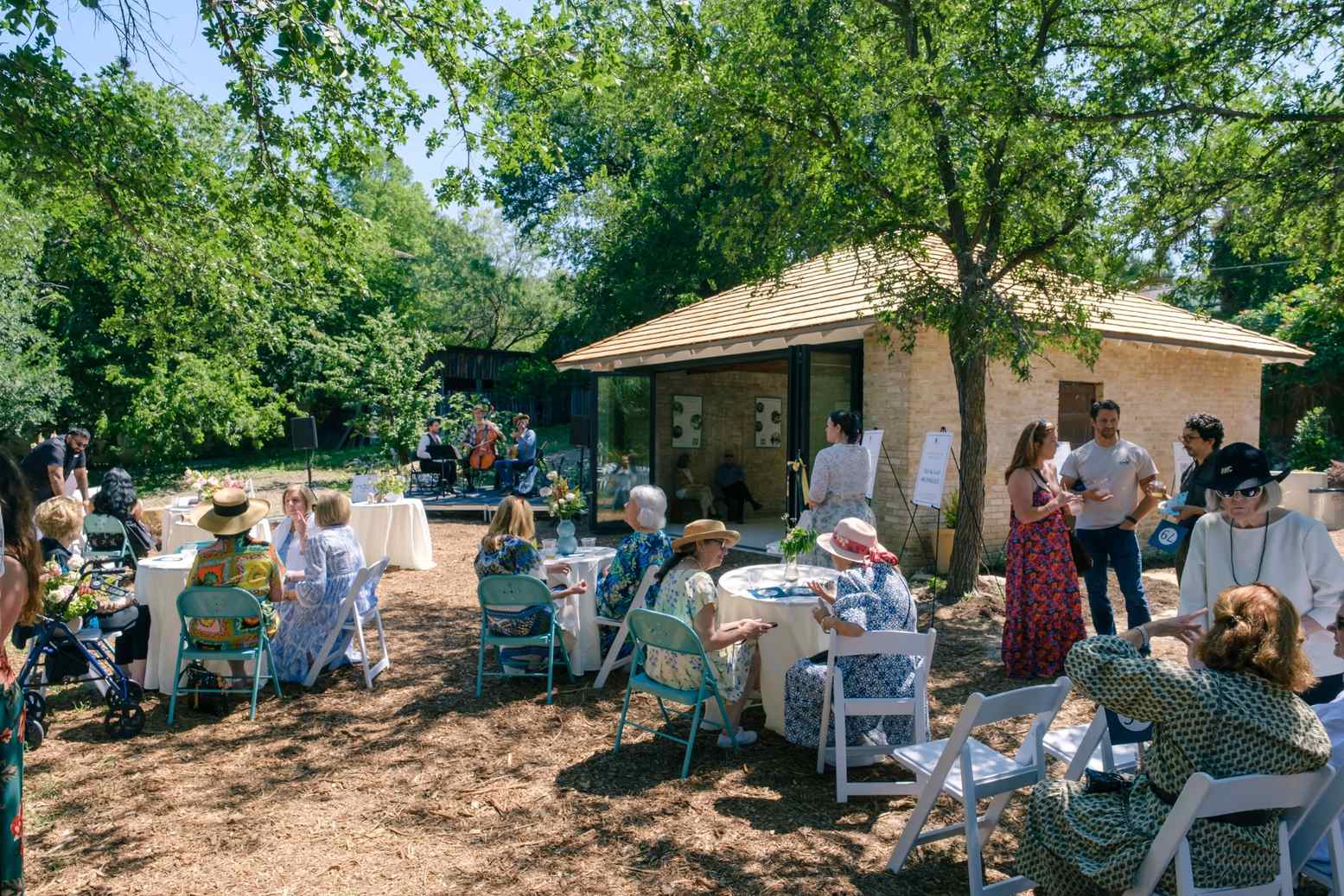Guests celebrating at an event designed by Plano party planners