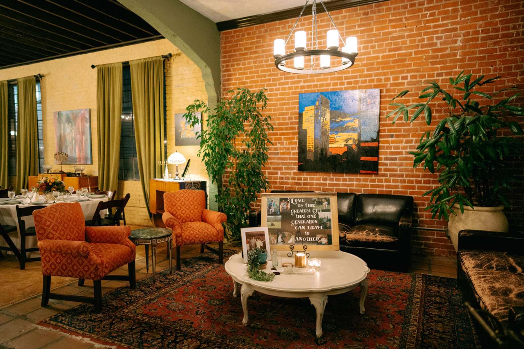 Stylish indoor entertaining space for Sacramento party planners