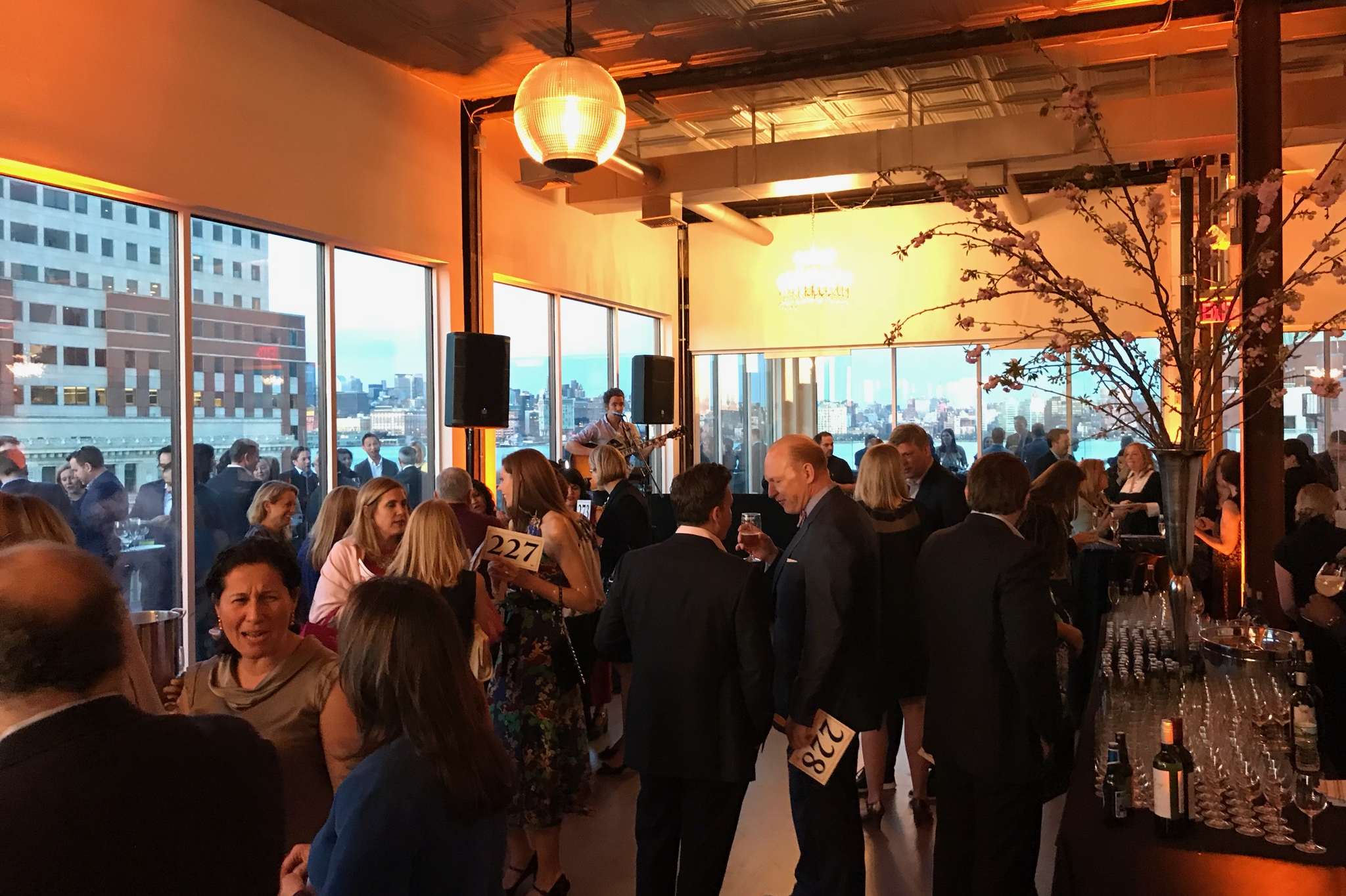 Guests celebrating at a party arranged by Staten Island party planners