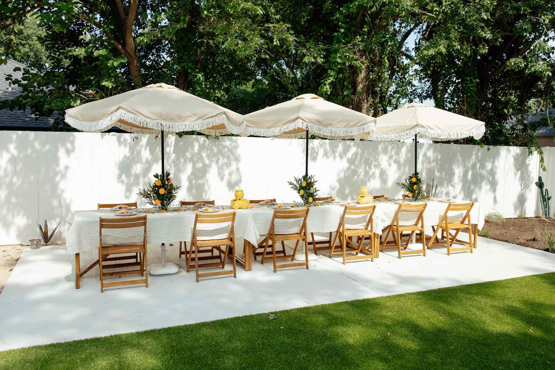 Stylish celebration table styled by a party planner in The Woodlands