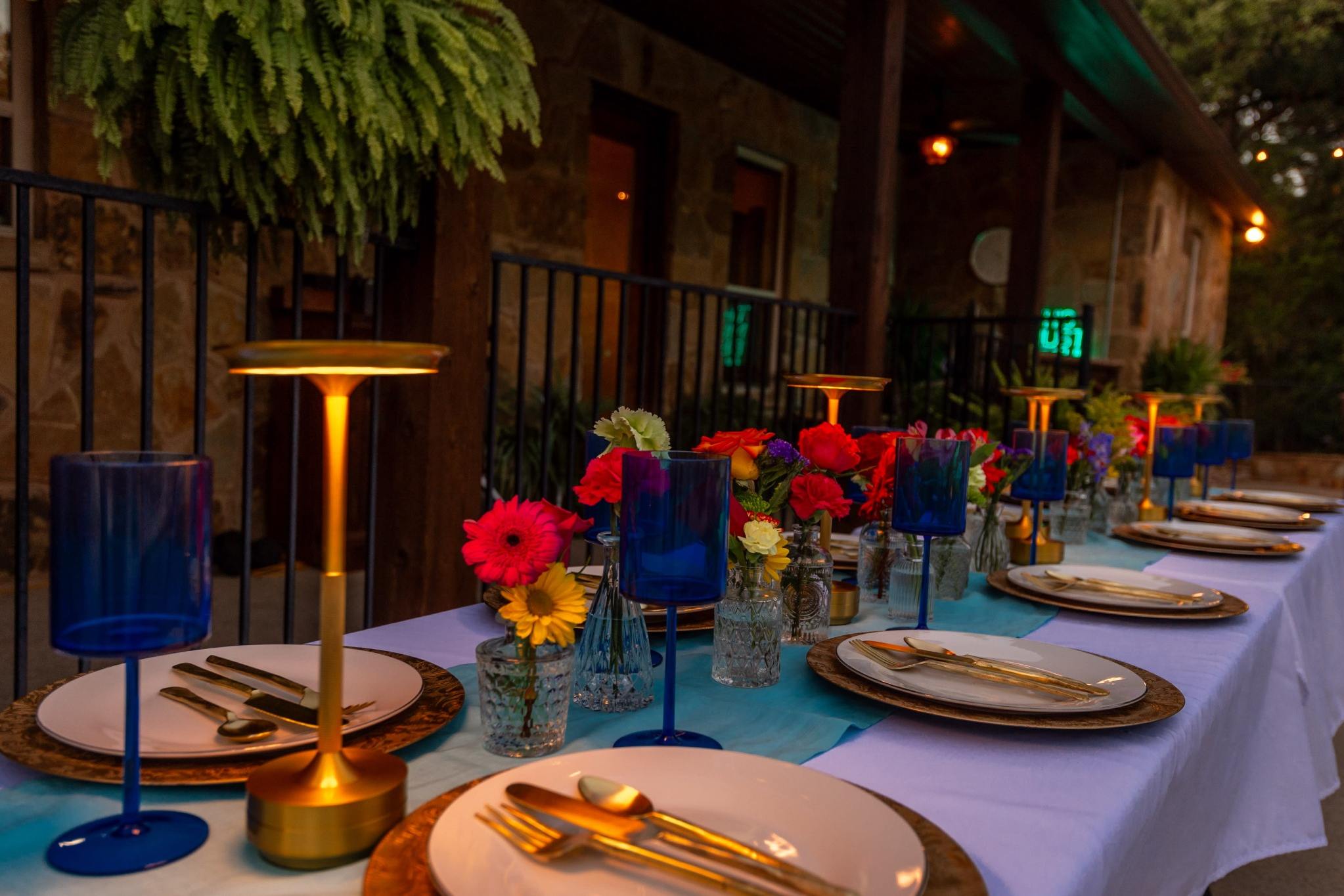 Guests enjoying a celebration planned in The Woodlands, Texas