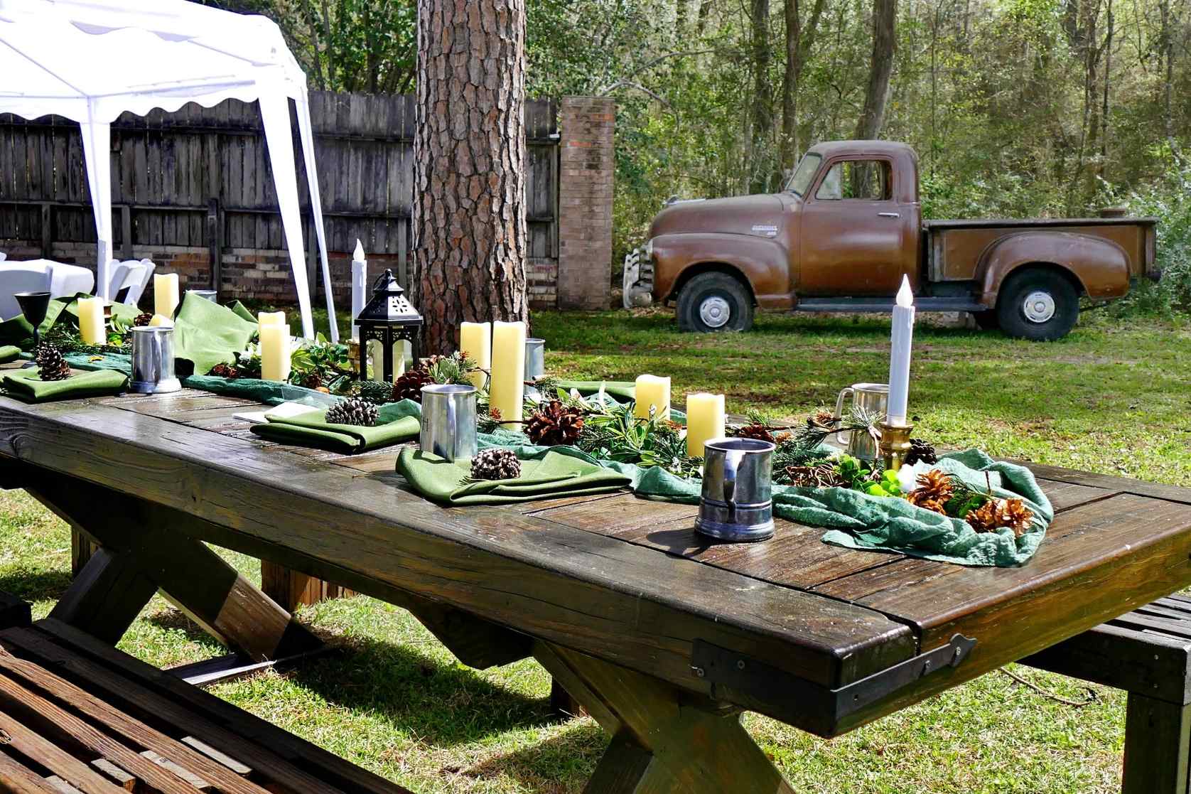 Festive party details arranged by planners in The Woodlands, Texas