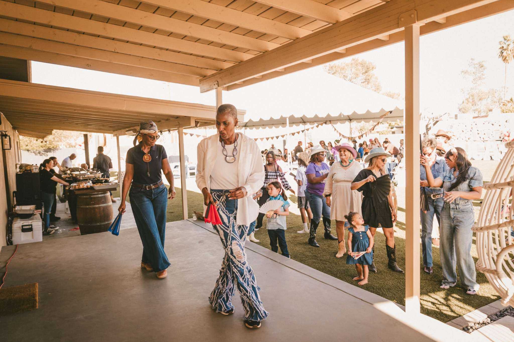 Western-themed community festival and party event in Tucson