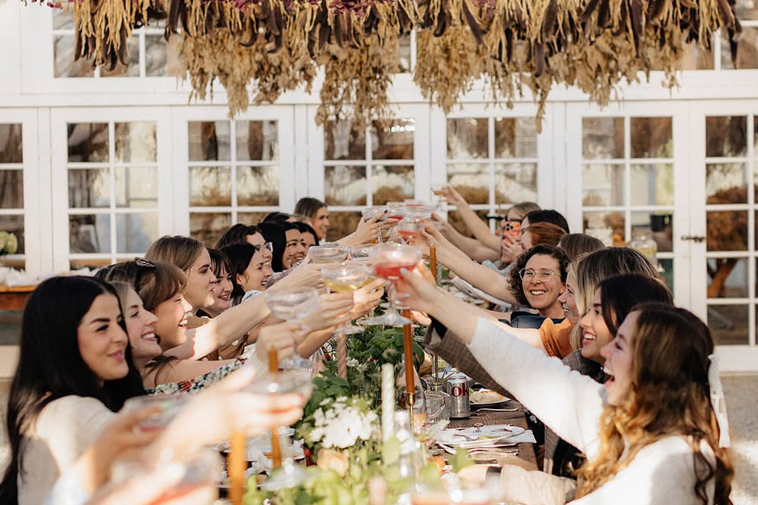 Guests gathering at a party planned by a Utah event planner
