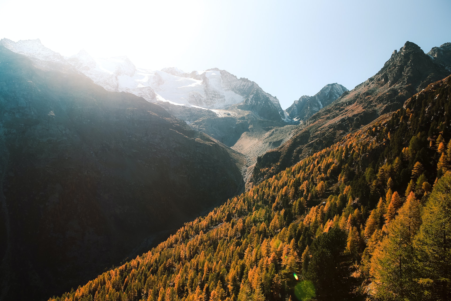 mountainside view