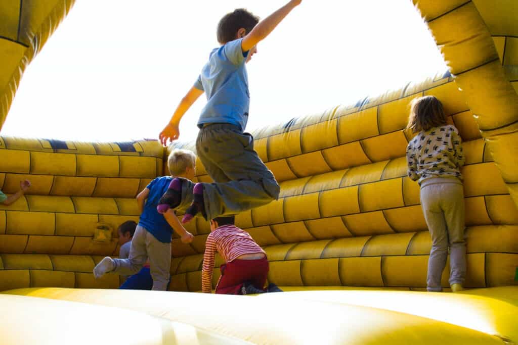 bounce house kids party