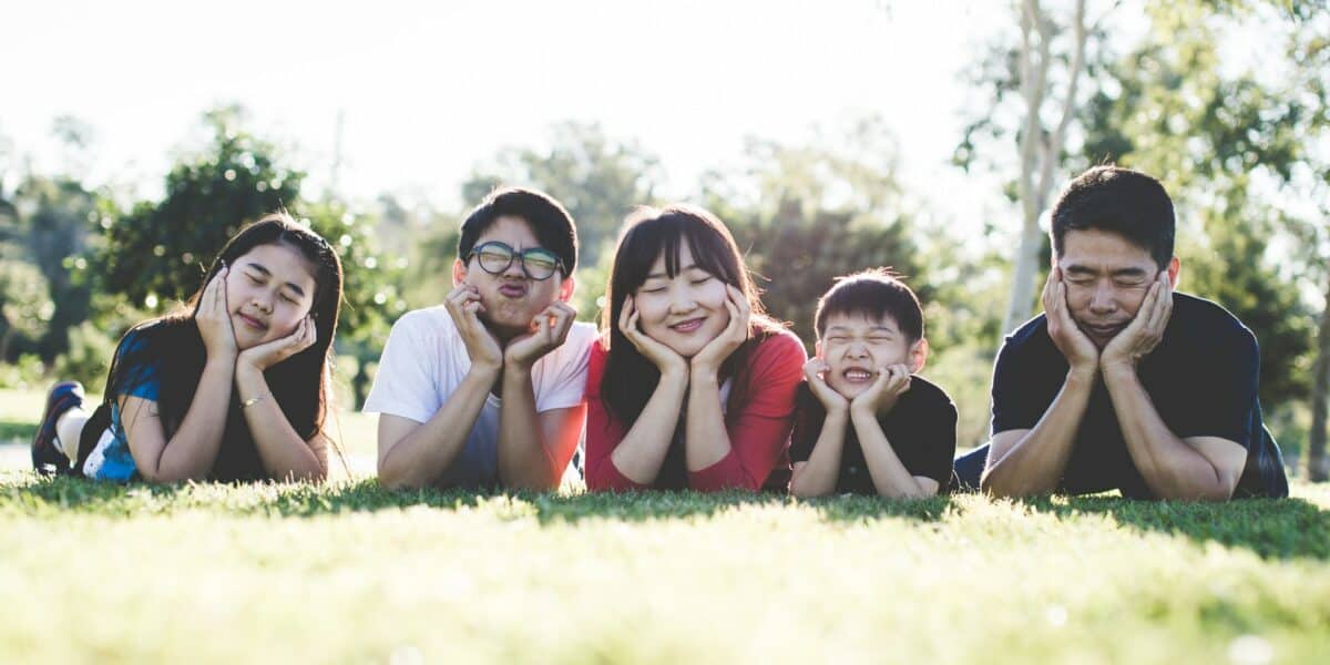 outdoor family photo