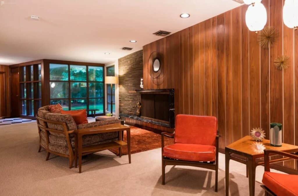 a mid century modern home in philadelphia