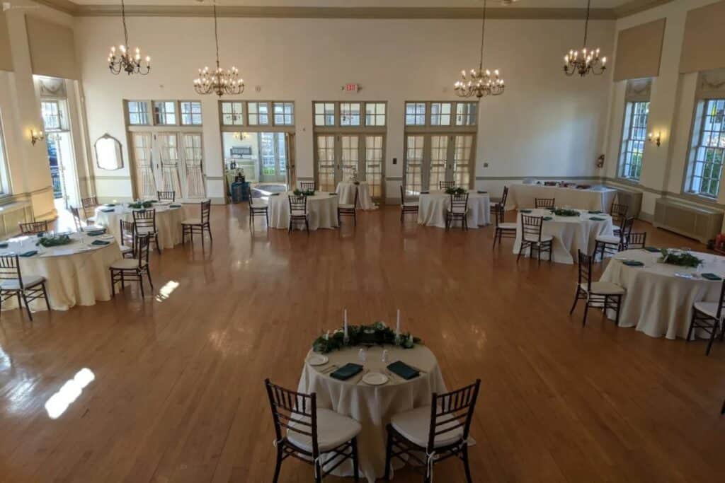 refined and classic ballroom