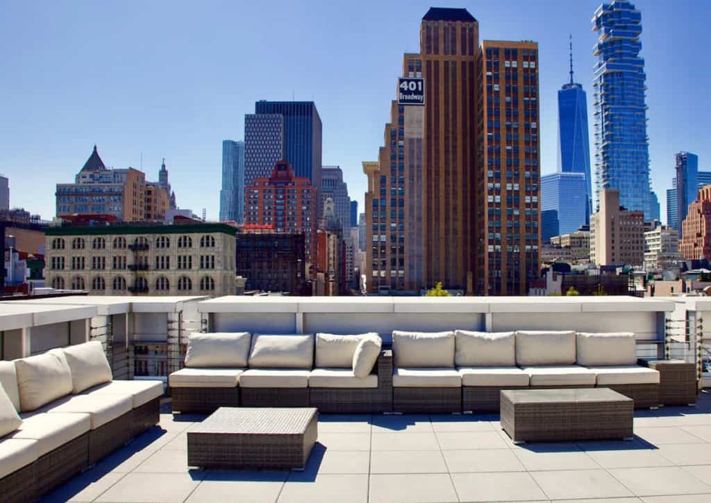 picturesque rooftop and penthouse 