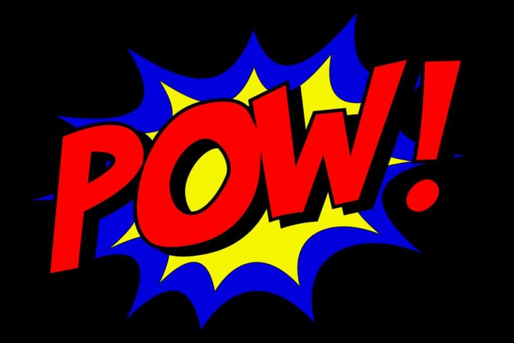 pow superhero