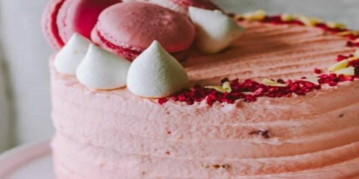 layered birthday cake
