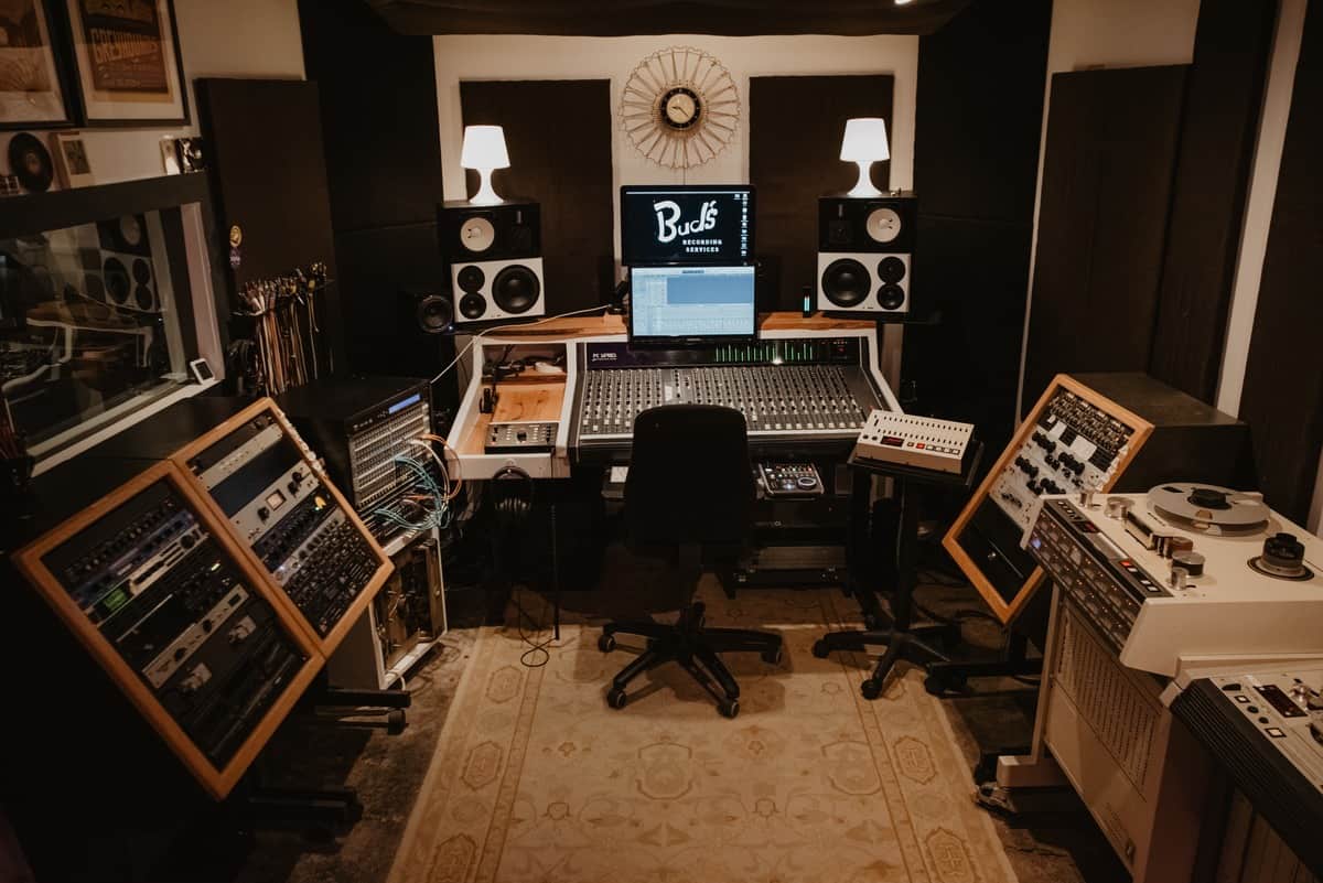 a recording studio