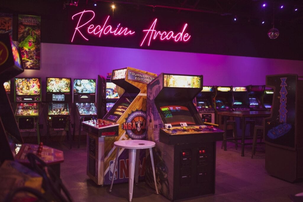 retro Arcade with Modern Atmosphere