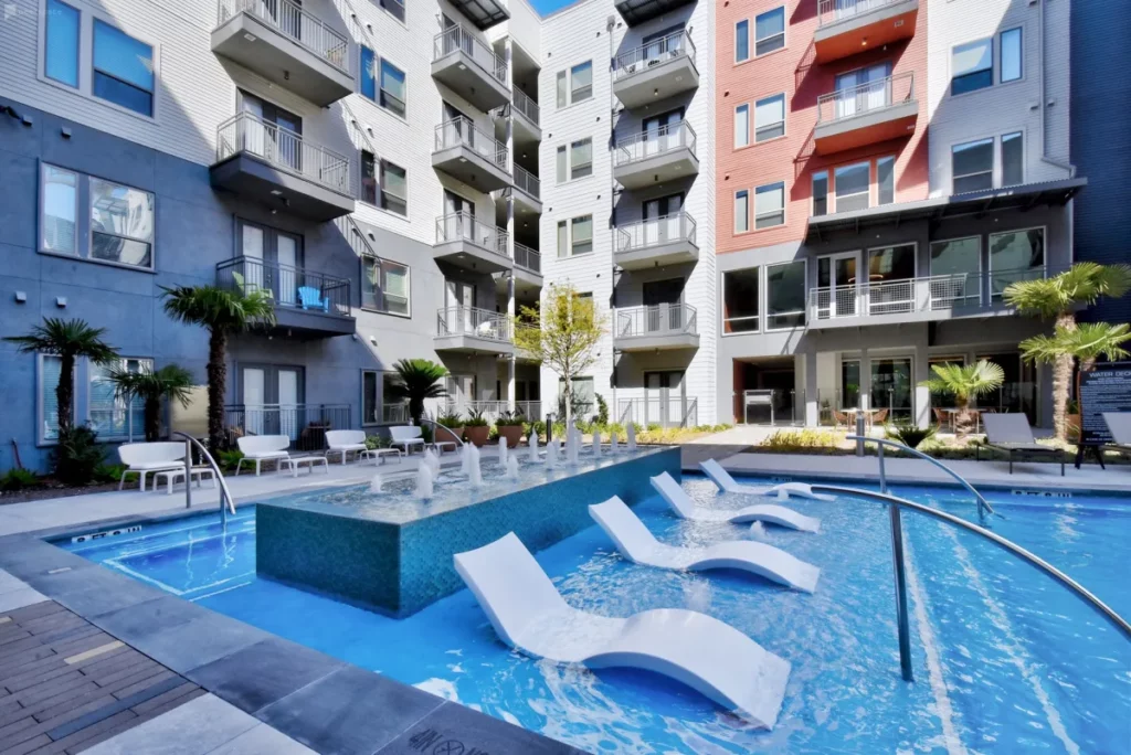 san antonio apartment with a rooftop pool