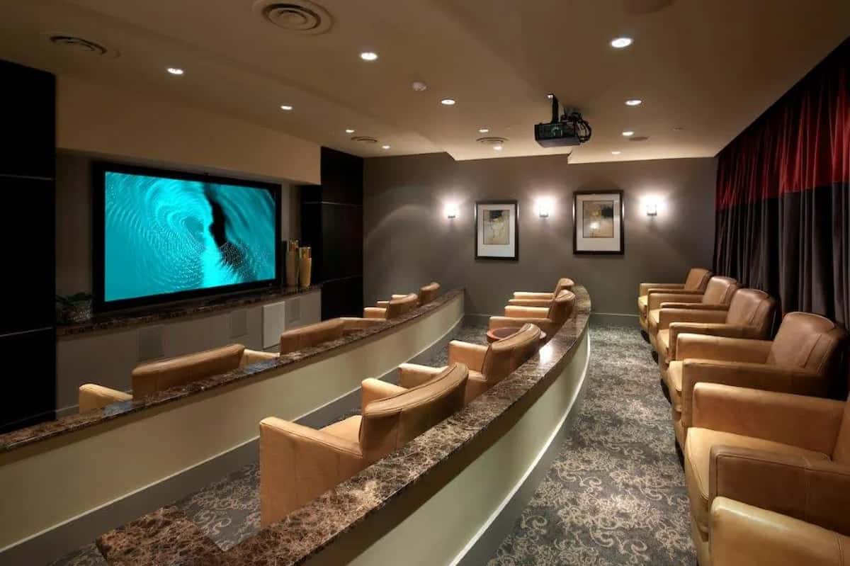 san diego modern screening room