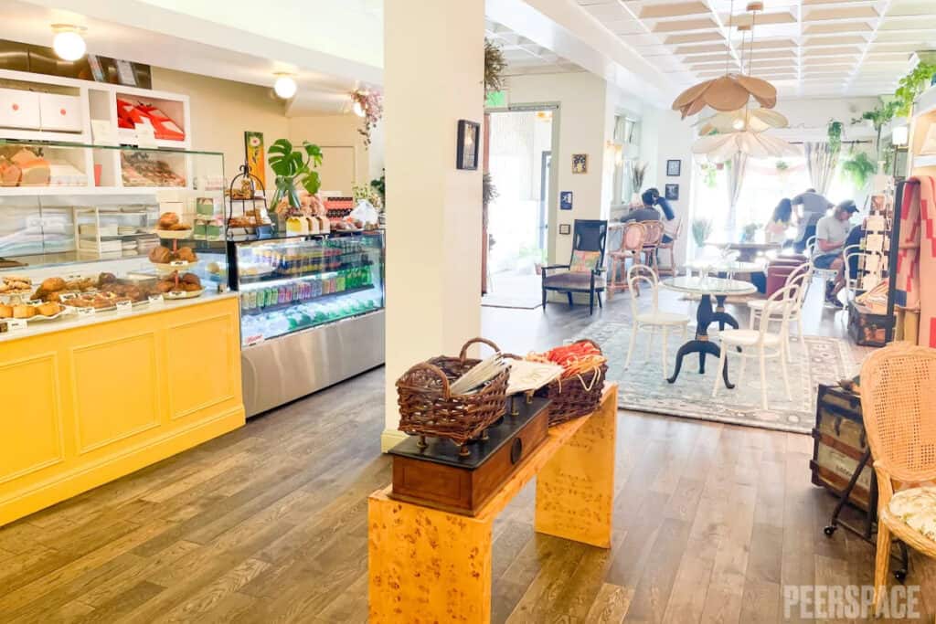 Charming, upscale bakery + cafe event space