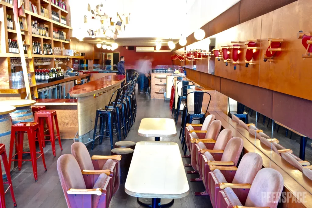 Modern French Wine Bar Event Space
