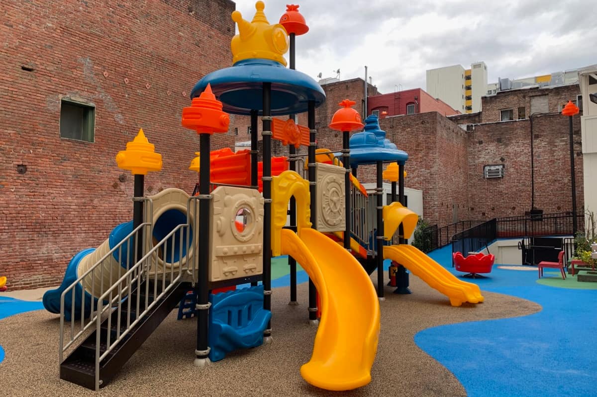 private playground in SF's north beach