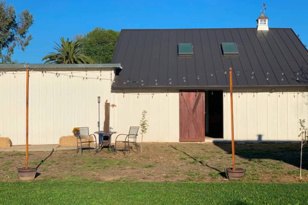 cottage and barn on san martin farm