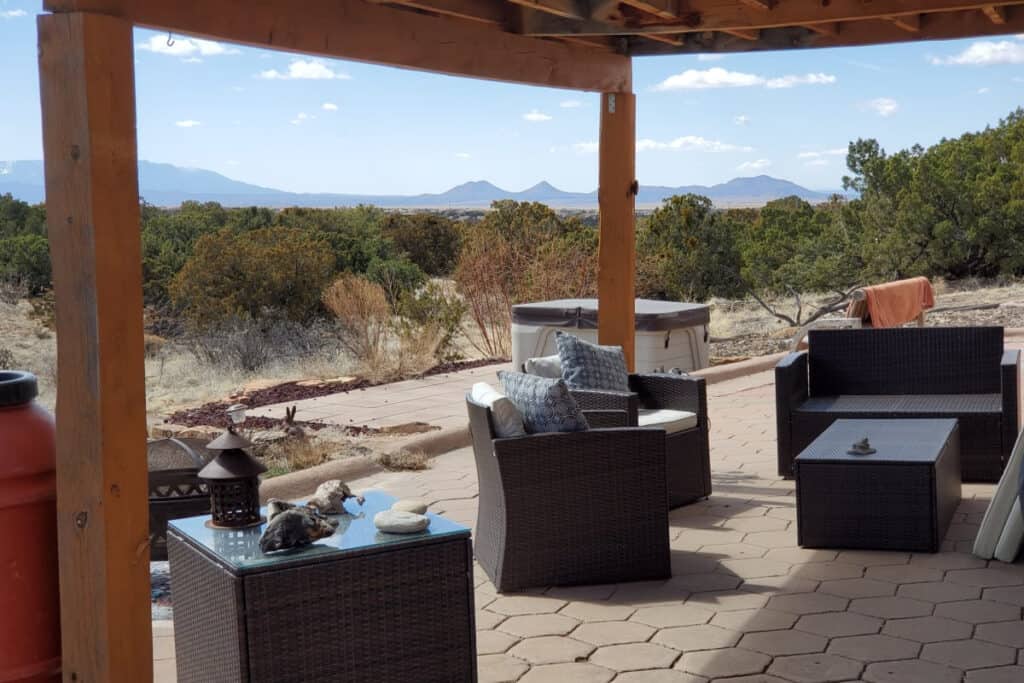 southwest adobe house in santa fe