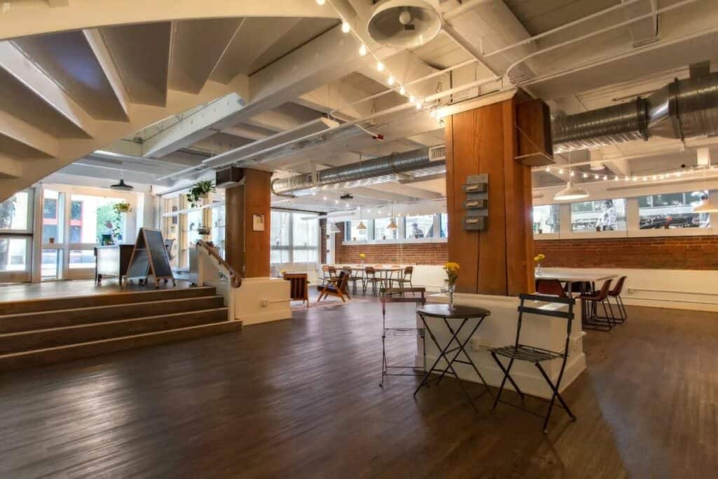 bright and spacious wedding venue