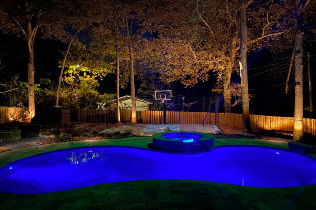 backyard pool oasis in smyrna, georgia