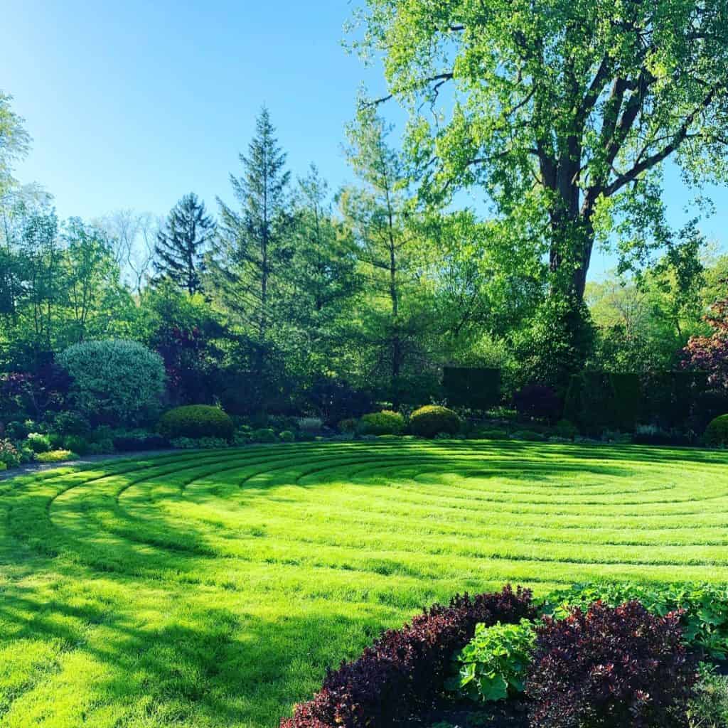 stunning labyrinth garden chicago rental 