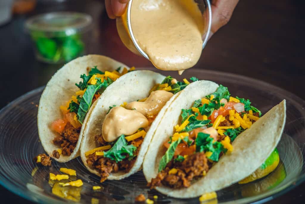 happy hour food tacos