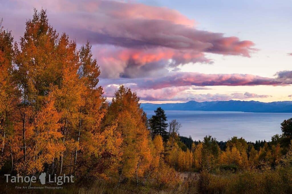 tahoe light scenery