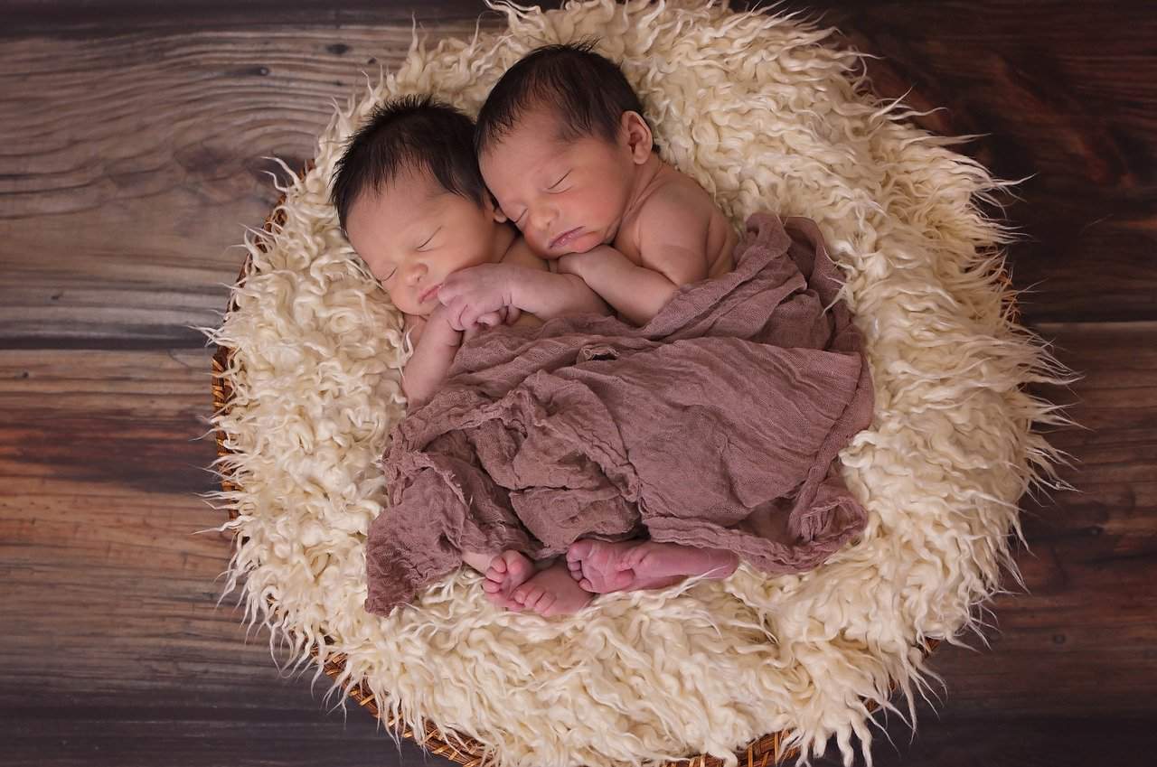 newborn twin babies