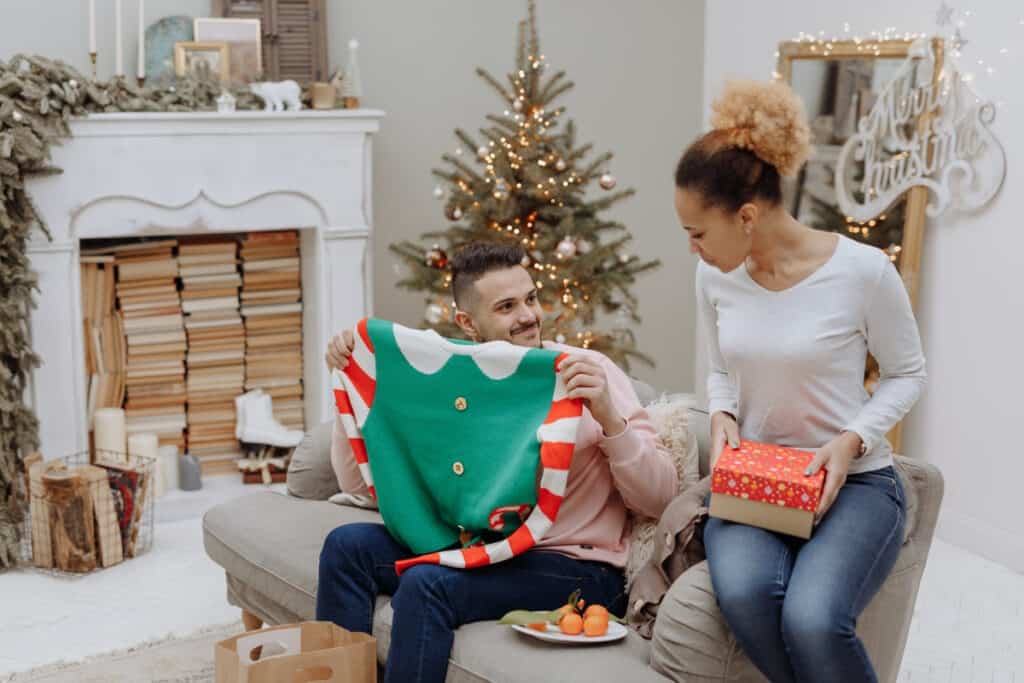 ugly holiday sweater party