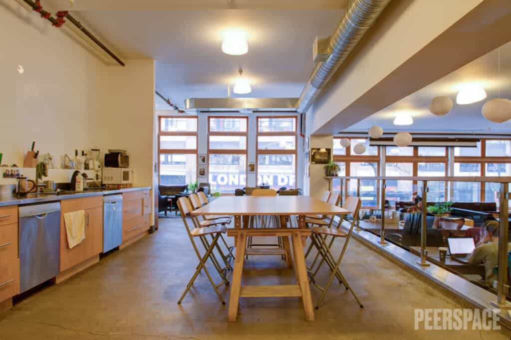 a Toronto venue rental with a kitchen