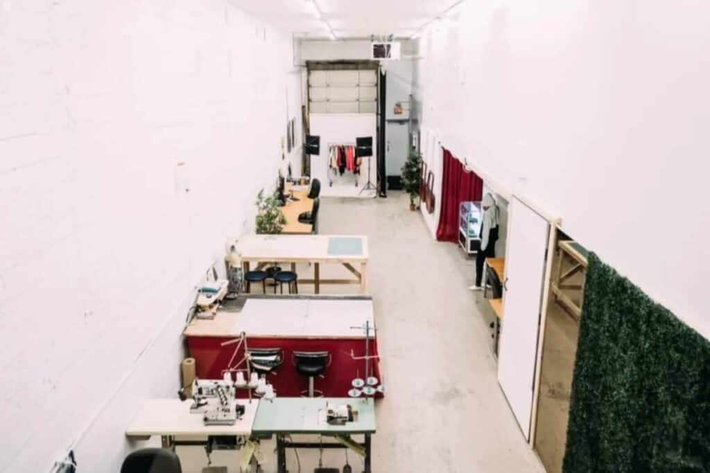 spacious minimalist event studio