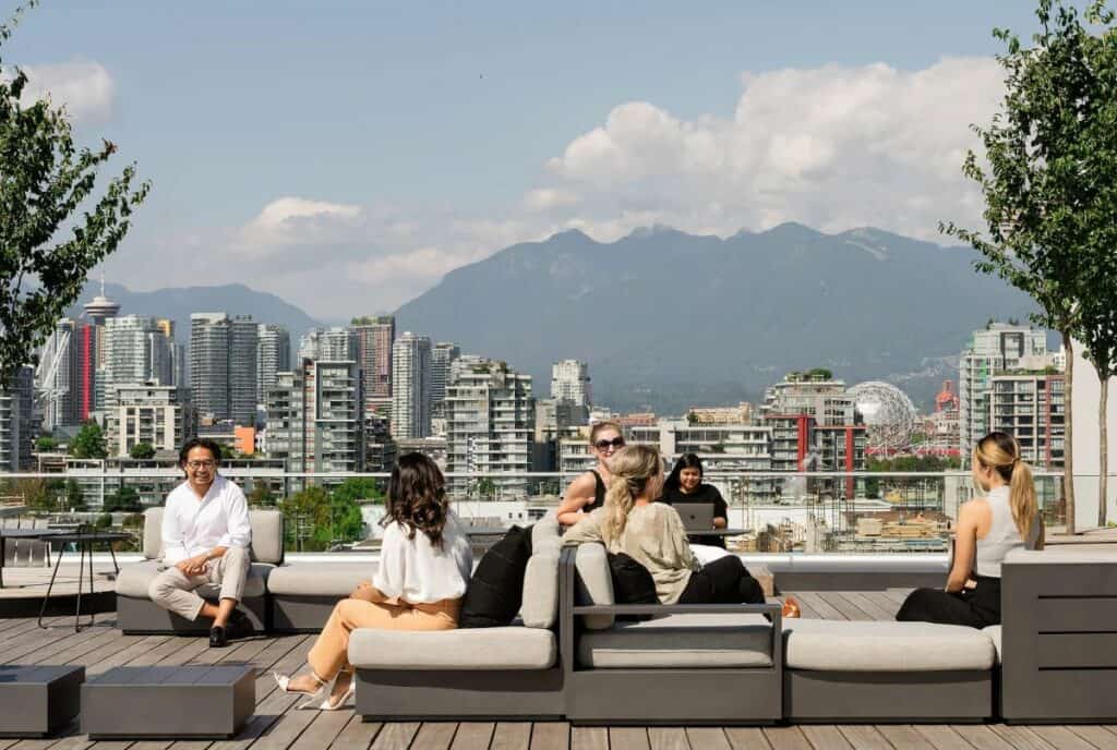 penthouse patio in vancouver