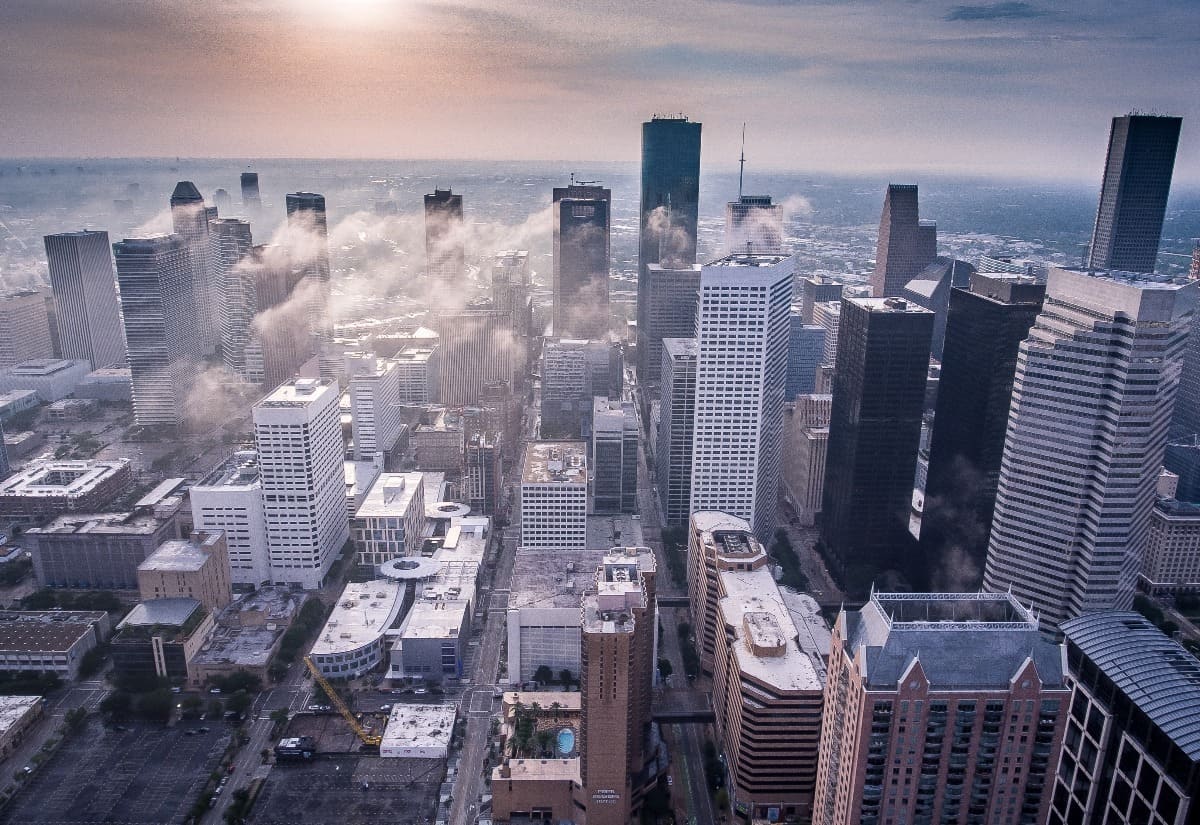 downtown houston skyline