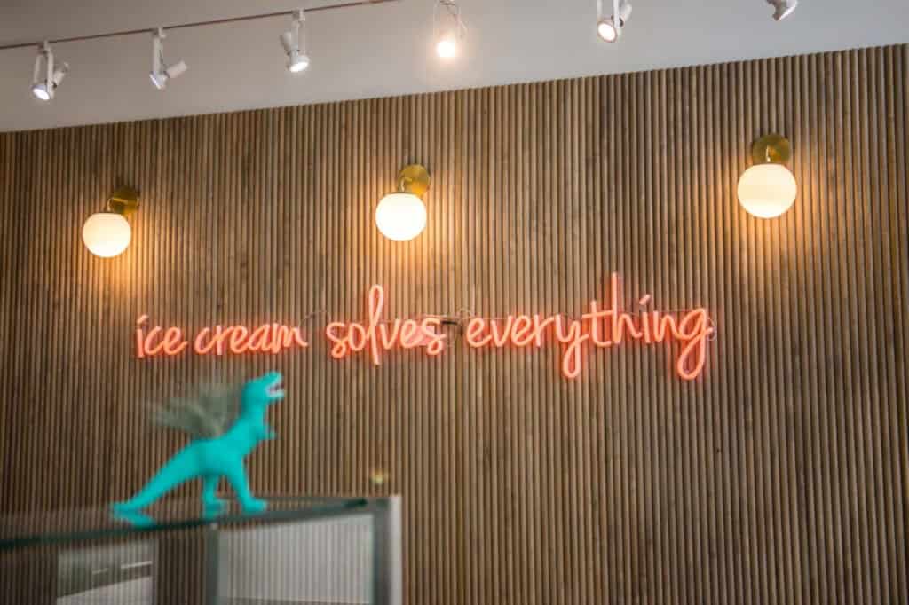 an ice cream parlor in DC