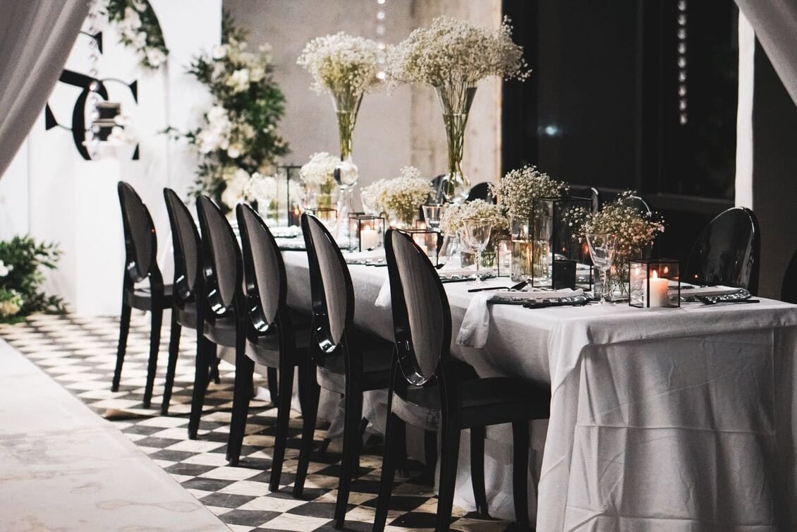 Wedding ceremony flowers styled by a Dallas florist