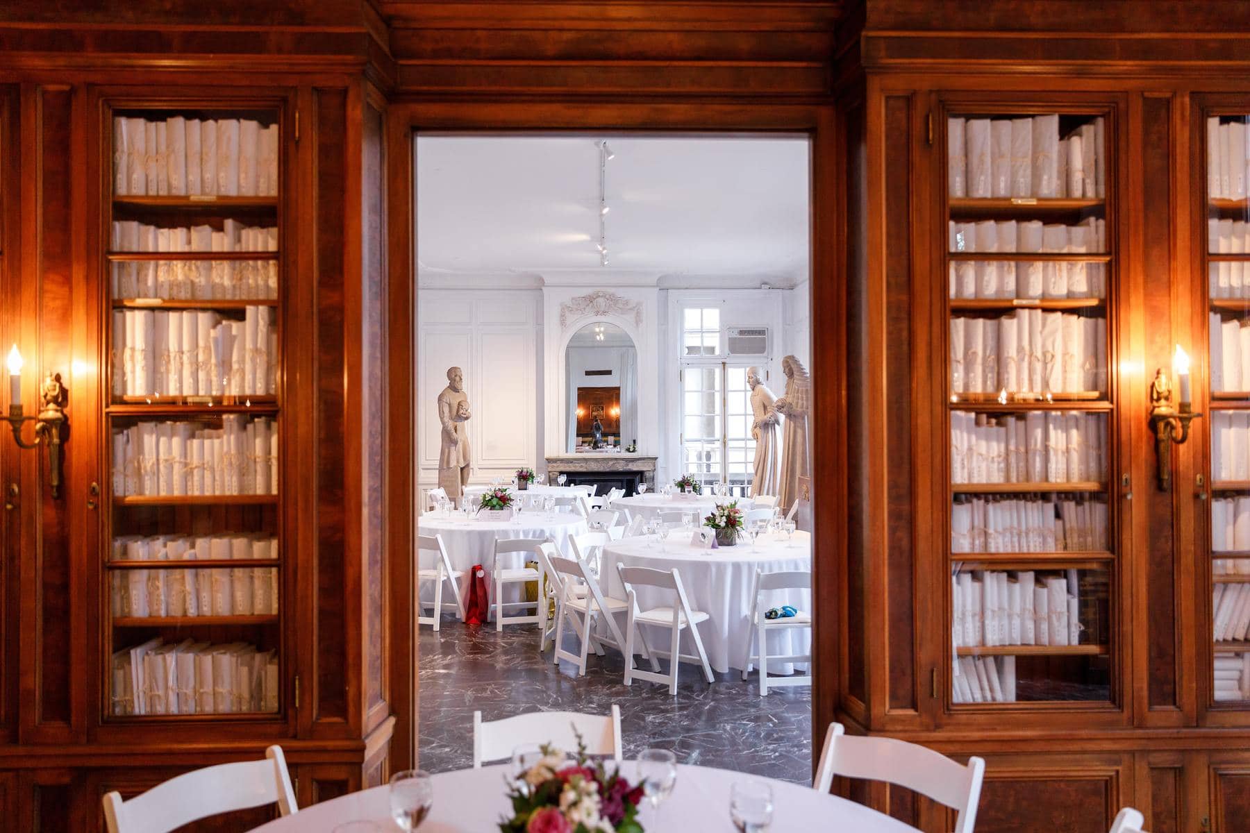 Seasonal outdoor wedding setup planned by Cambridge MA wedding professionals