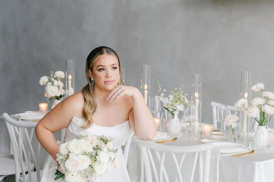 Detailed wedding tablescape arranged for a Spokane celebration