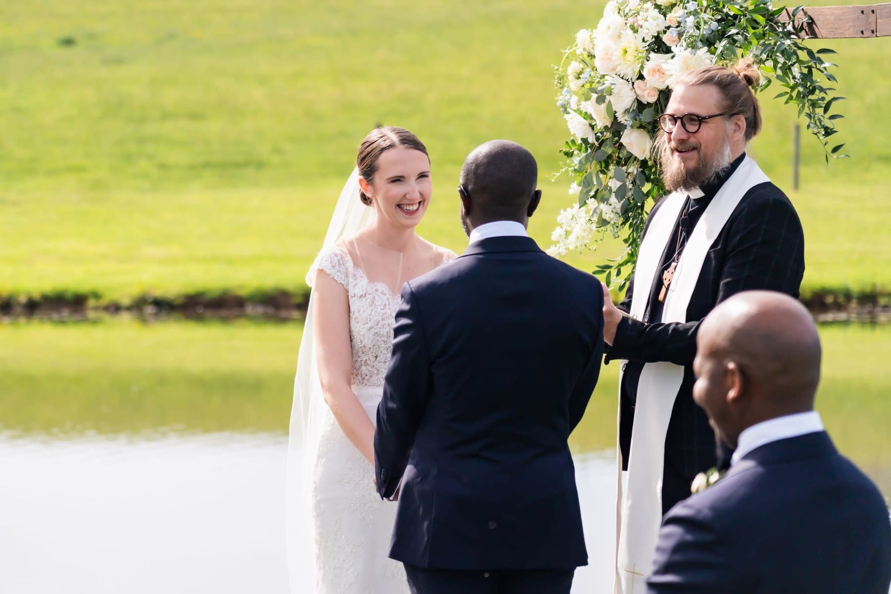 Couple meeting a wedding planner in Virginia to plan their Virginia wedding