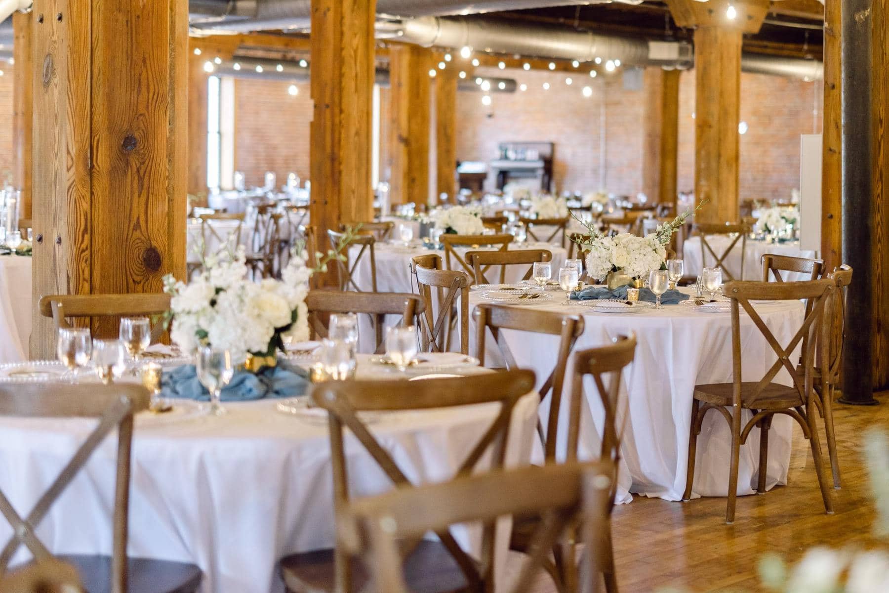 Outdoor Virginia wedding ceremony setup arranged by a Virginia wedding planner