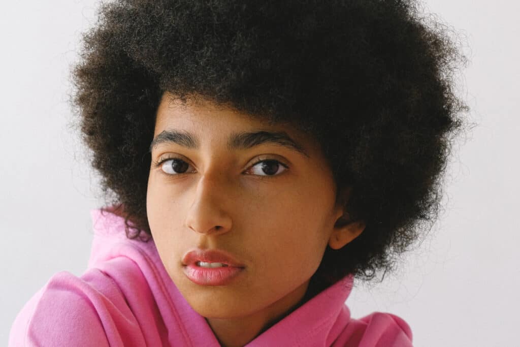 a woman's headshot