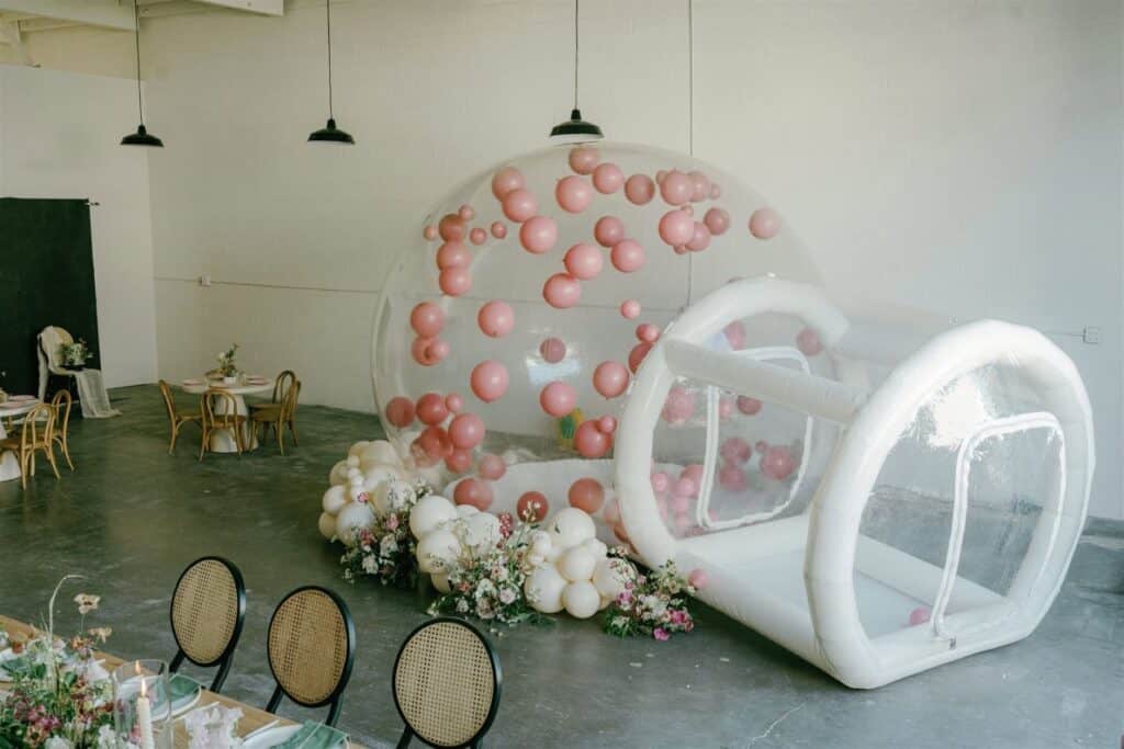 large balloon toy in an event space
