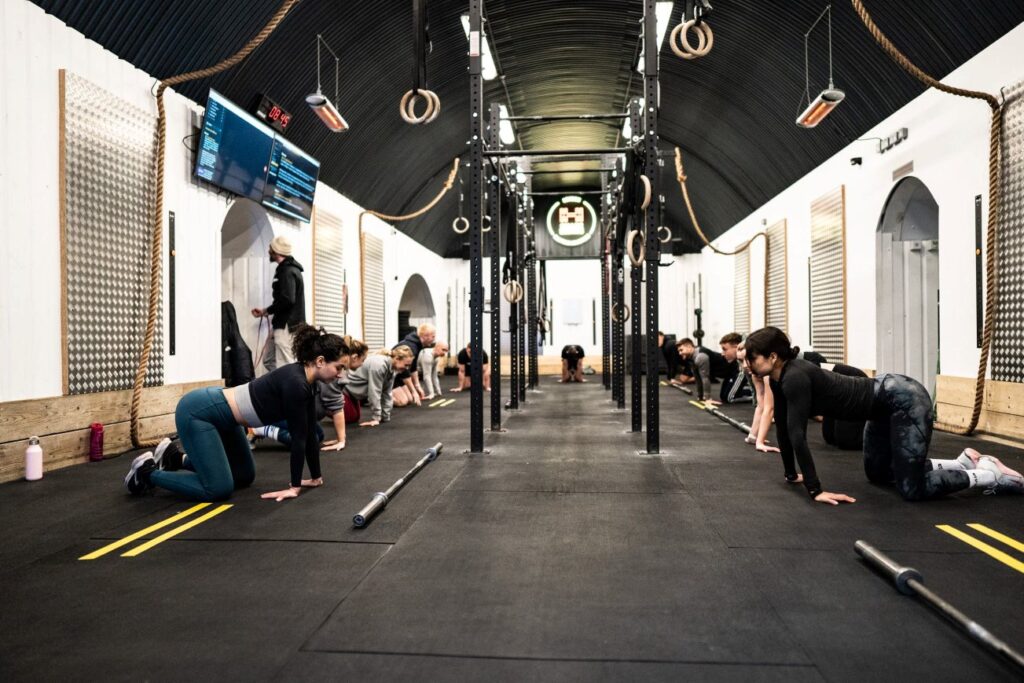 Industrial gym in the Arches of Clapham Junction