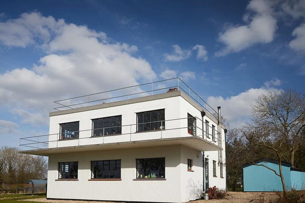 Restored 1943 RAF control tower now run as a bed and breakfast in north Norfolk
